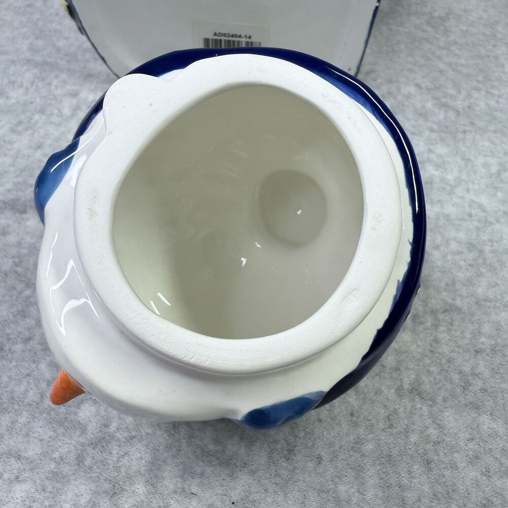 Homespun Holiday Collection Blue Snowman Four Cup Teapot Christmas Holidays - Picture 11 of 14